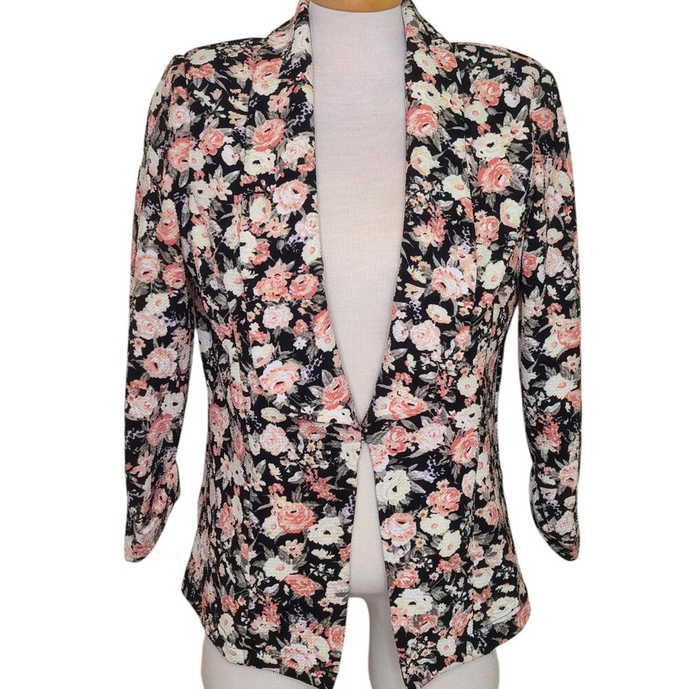 Klass Floral 3/4 Sleeve Blazer/Jacket